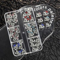 Offre Spéciale – Décorations et Breloques 3D en Métal Strassées pour Ongles, Style Dessin Animé Japonais Kawaii, Non Toxiques, Accessoires DIY