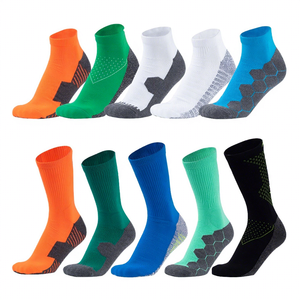 Chaussettes de sport respirantes en tricot à motif géométrique, longueur cheville, pour adultes, pour l'été - Product Image 1