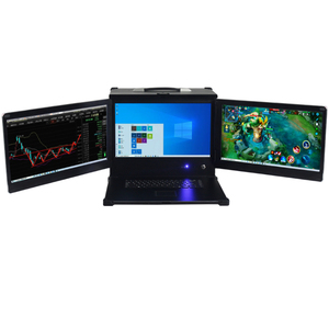 MACASE Ruggedized Industrial <b>Tablet</b> PC Trifold Computer 3x17.3" 1920x1080 Resolution LCD Displays Supports EATX MB 140mm Cooling - Product Image 1