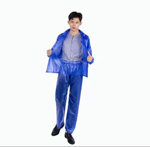 Imperméable <span class=keywords><strong>de</strong></span> pêche en PVC, coupe-vent et réutilisable, style simple, unisexe <span class=keywords><strong>pour</strong></span> adultes, idéal <span class=keywords><strong>pour</strong></span> marins, bateurs et travaux en extérieur - Product Image 2