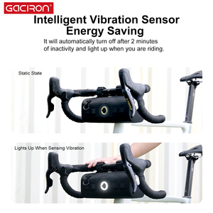 Luz Trasera Inteligente para Bicicleta Gaciron Cat House-200, con Soporte Magnético, Batería LED Recargable, Impermeable, para Ciclismo Nocturno - Product Image 3