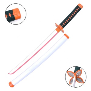 ดาบอะนิเมะ kochou Shinobu จากผู้ฆ่าปีศาจเวอร์ชั่น II <span class=keywords><strong>Wakizashi</strong></span> กับดาบไผ่สีขาว Saya อัตราค่าต่ำใบมีด - Product Image 2