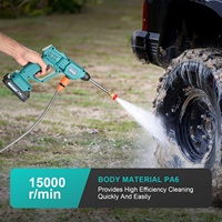 Alat Cuci Mobil Portabel Bertenaga Baterai Tanpa Kabel Brushless Model A2001 Langyue yang Hemat Biaya, Dapat Diisi Ulang, dan Bertekanan Tinggi