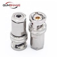 Connecteur coaxial RF de type triaxial BNC mâle à souder sur panneau TRB-J-316 50