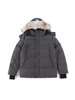 Best-seller, veste en duvet pour homme de haute qualité, style couple, parka, col en fourrure de loup, veste d'hiver pour l'extérieur