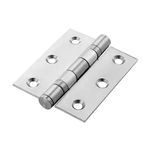 Modern Design OEM 2BB SS201 or SS304 3x2.5 inch Ball Bearing Hinges Square Corner Folding Mute Door Hinges Furniture Butt Hinges