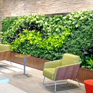 Arrière-plan de bobo anti-uv, toile de fond de bois, fausses feuilles, <span class=keywords><strong>pour</strong></span> fêtes de noë<span class=keywords><strong>l</strong></span>, décoration murale, plantes artificielles - Product Image 4