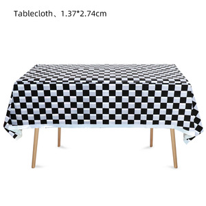 Ensemble de couverts pour moto, assiettes en papier, serviettes et nappe sur le thème de la moto, décoration de fête d'anniversaire Dirt Bike, pour 10 personnes - Product Image 6
