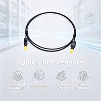 Câble de raccordement POF Toshiba TOCP155 Simplex, 1,0 mm, fibre optique en plastique PMMA, pour ascenseur, variateur de fréquence, automatisation industrielle