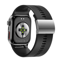 Montre connectée TKYUAN ECG avec écran AMOLED de 1,952 pouces, surveillance du sommeil, appel SOS, airbag santé, pour personnes âgées, Reloj Smart Watch