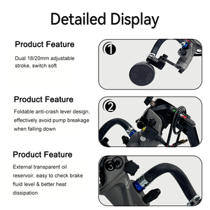 <span class=keywords><strong>Accessori</strong></span> Freno <span class=keywords><strong>Moto</strong></span> OEM/ODM Personalizzati All'ingrosso 19rcs Cilindro Maestro Radiale Freno a Mano Stunt - Product Image 2