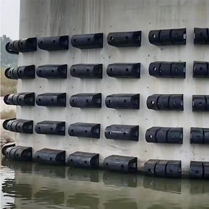 Grand pare-chocs marin en caoutchouc de type D pare-chocs de quai Gunwale pare-chocs de quai en caoutchouc, garde-boue en caoutchouc EPDM Marine - Product Image 6