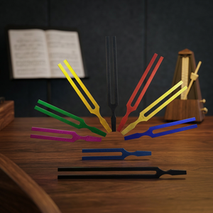 Diapasones Solfeggio – Kit de Iniciación Premium de 9 Diapasones de Colores para Sanación - Product Image 3