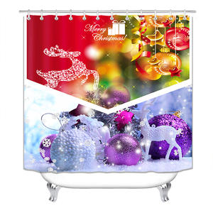 Cortina de ducha resistente al moho de diseño de postes de alta calidad - Product Image 5