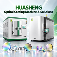 Mesin Pelapis Optik PVD Presisi Tinggi HUASHENG untuk Film AR, HR, Bandpass, Dichroic, Beamspliter, dan IR
