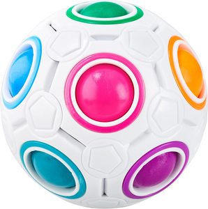 Chất lượng cao chống căng thẳng Đồ chơi trẻ em Nhựa 12 lỗ Thần Tài <span class=keywords><strong>Cube</strong></span> câu đố đồ chơi ma thuật cầu vồng Bóng Hot bán vui vẻ thần tài <span class=keywords><strong>Cube</strong></span> đồ chơi - Product Image 1