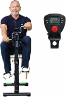 Vélo d'exercice à pédales pour seniors, équipement d'exercice des mains et des jambes pour la récupération des genoux, de la vascularite cérébrale et la physiothérapie des personnes âgées
