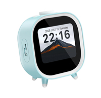 Réveil intelligent à commande vocale IA rechargeable, minuteur Pomodoro multilingue et gestionnaire de temps de bureau