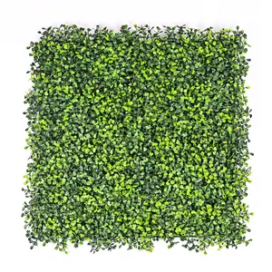 50*50cm al aire libre falso hierba artificial planta decoración de pared telón de fondo decoraciones panel de boj artificial grama artificial para