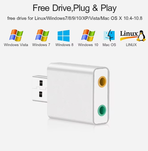<span class=keywords><strong>Tarjeta</strong></span> <span class=keywords><strong>de</strong></span> Sonido Externa USB 7.1 OEM, Adaptador <span class=keywords><strong>de</strong></span> <span class=keywords><strong>Tarjeta</strong></span> <span class=keywords><strong>de</strong></span> Sonido <span class=keywords><strong>Virtual</strong></span> 3D con Micrófono y Auriculares <span class=keywords><strong>de</strong></span> 3.5mm, Apto para Laptops - Product Image 3