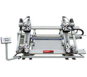 Mesin <span class=keywords><strong>Crimping</strong></span> sudut Las vertikal, jendela rangka profil aluminium dan pintu empat kepala (empat sudut) dengan CNC (Otomatis) - Product Image 1
