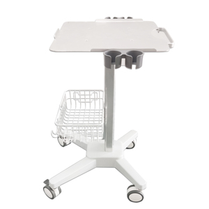 병원 가구 도매 모니터 스탠드 항공 알루미늄 휴대용 의료 기기 모바일 카트 트롤리 - Product Image 5