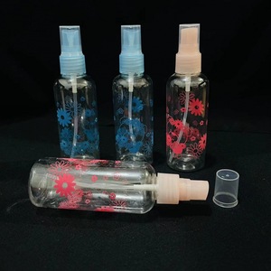 100ml Printed Spray <b>Bottle</b>, Cosmetic Spray <b>Bottle</b>, Portable Hydrating Fine <b>Mist</b> Spray <b>Bottle</b> - Product Image 1