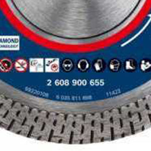 Disque diamanté professionnel 'HardCeramic', diamètre 125 mm pour meuleuses d'angle (94691776622) - Product Image 2