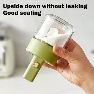 Cooking BBQ Custom <b>Spice</b> Container Bottle Glass Seasoning <b>Jar</b> with Telescopic Retractable Spoon and Lid for Sugar Salt Pepper - Product Image 4