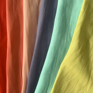 Japon toptan Polyester 100% düz düz renk tekstili kumaş malzemeleri için