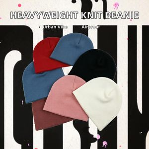 Gorro de Invierno Acrílico Blanco, Gorro de Punto de Color Sólido, Impresión Digital, Logotipo Personalizado, para Viajes, Uso Diario al Aire Libre - Product Image 2