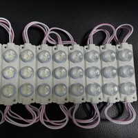 7520 3leds Lentille Sidelight Module Led 1.5w 3030 Injection Led Modules pour Boîte à Lumière 3w Dc12v Dc24v