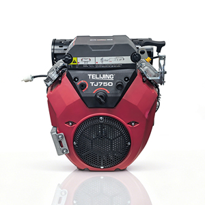 Potente Motor de Gasolina de 27 HP, Bicilíndrico en V, TJ750, 744 cc, OHV, 4 Tiempos, Arranque Eléctrico, para Generadores Industriales y Maquinaria Pesada - Product Image 1