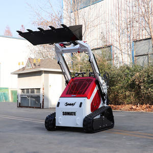 Mini-chargeuse compacte sur chenilles Soamte, moteur diesel Kubota EPA, pompe hydraulique haute efficacité, 950 kg, boîte de vitesses 0,03 m, roulement - Product Image 5