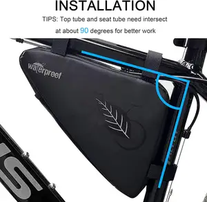 Factory Waterproof Mountain Road Bicycle Frame Storage Bike Triangle Tool Bag Cycling Accessories Pack For Phone Tools MTB