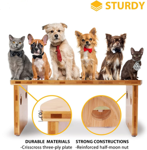 Mangkuk anjing yang ditinggikan dengan 2 baja tahan karat otomatis untuk hewan peliharaan ukuran kecil Medium - Product Image 3