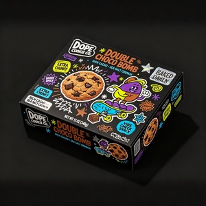 Sacs en Mylar découpés sur mesure avec effet holographique, boîte en carton ondulé, emballage portable refermable et étanche pour gelée - Product Image 4