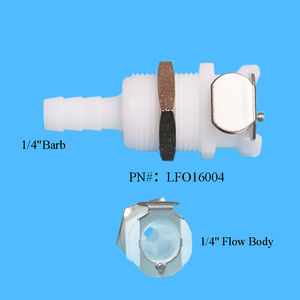 Соединители для шланга LFO160 с зазубриной, соединители без клапанов, быстроразъемные соединительные муфты с 1/4 корпусом - Product Image 2