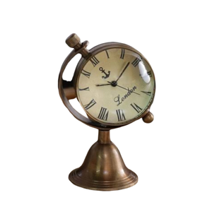 Horloges de table antiques uniques modernes élégantes et élégantes en bois de forme rectangulaire faites à la main pour la décoration de la maison - Product Image 2