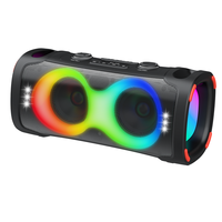 Altavoz Bluetooth para Fiestas ULT TOWER 9 SOUND, Sistema de Sonido Doble de 6.5 Pulgadas, Altavoz Amplificado Recargable, Micrófono Inalámbrico