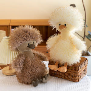 2026 nouveau mignon jaune canard poupée cheveux bouclés Super doux en peluche Explosion champignon tête couette pour filles ODM <span class=keywords><strong>personnalisable</strong></span> pour - Product Image 1