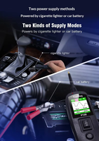 Probador de Circuitos Eléctricos Automotrices TopDiag P100 con Cable de 2M, Pantalla TFT a Color, 12V/24V