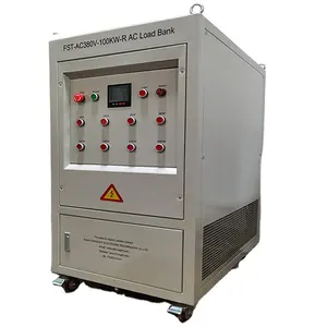 Local Control 50KW UPS Capability Resistive AC Dummy Load 380Vac Three-Phase Power Factor 1.0 Dummy Load for Testing Equipment