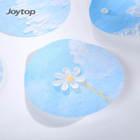 Joytop Blocs-notes adhésifs colorés personnalisables avec logo pour bureau et école, en papier recyclé écologique, fournitures en gros pour journalisation