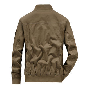 Chaqueta de Forro Polar Personalizada con Logotipo, Nueva, Estándar, Larga, para Otoño e Invierno, Estilo Béisbol, Holgada, Informal, Cómoda y a la Moda para Hombre - Product Image 2