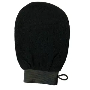 The new Chinese-style black, colorful portable exfoliator protects skin for both men and women loofah gloves exfoliating