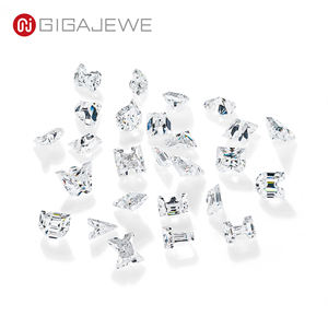 มอยส์ซาไนต์ GIGAJEWE ขนาด 5*<span class=keywords><strong>7</strong></span> มม. 1 กะรัต สี <span class=keywords><strong>D</strong></span> รูปตัวอักษร 26 ตัว แบบเจียระไนด้วยมือ สำหรับทำเครื่องประดับตามสั่ง - Product Image 1