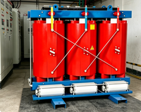 Transformateur sec triphasé SCB13 400 kVA 10 kV 0,4 kV à bobinage en cuivre coulé dans de la résine époxy, haute capacité, haute efficacité, 50/60 Hz