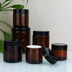 Precio de Fábrica, Frascos de Vidrio Ámbar de 2 oz con Tapas, Frascos de Vidrio Ámbar de 60 ml con Tapas Negras - Product Image 6