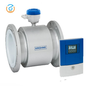 เครื่องวัดอัตราการไหล KROHNE แบบประหยัดและถูกสุขอนามัย ทนทานต่อการกัดกร่อนและการสึกหรอ  รุ่น OPTIFLUX 5300 สำหรับวัดปริมาณของแข็ง - Product Image 1